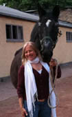 MICHAELA PAETSCH und der Trakehner Hengst Kostolany