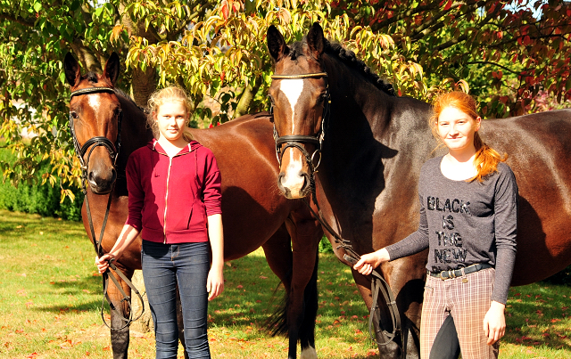 Prmienstuten Tacyra und Karida - Foto: Beate Langels -
Trakehner Gestt Hmelschenburg
