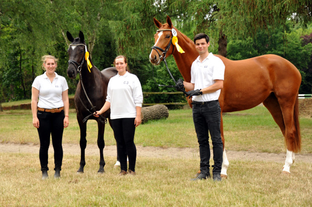 Varinia von Symont u.d. Pr.u.StPrSt. Vittoria v. Exclusiv und Ginger Rogers - Foto: Beate Langels, Trakehner Gestt Hmelschenburg