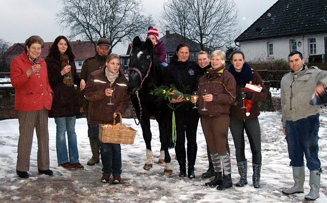 Kostolany's 28. Geburtstag - am 10. Dezember 2012, Foto: Beate Langels, Trakehner Gestt Hmelschenburg - Beate Langels