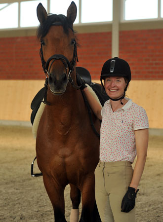 Savinio (3jhrig) von Exclusiv u.d. Schwalbenfee v. Freudenfest - Foto: Beate Langels - Trakehner Gestt Hmelschenburg