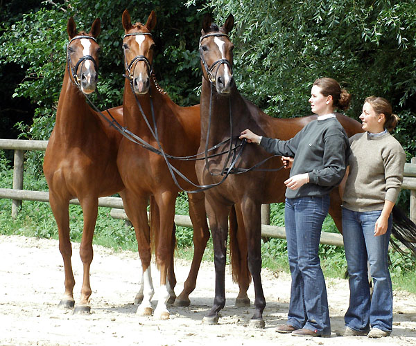 Drei erfolgreiche Freudenfest-Tchter: Kleo, Persiflaya und Perisade