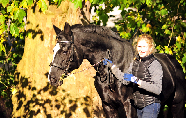 Pauline und Alter Fritz von Chardonnay - Foto: Beate Langels - Trakehner Gestt Hmelschenburg