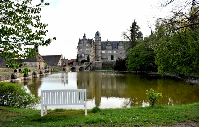 Schlo Hmelschenburg im April 2014 - Foto: Beate Langels