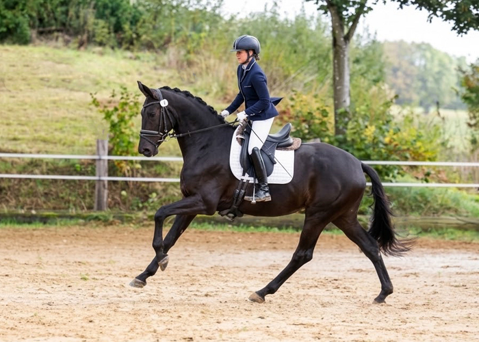 Pr�mienstute Schwalbendynastie von Saint Cyr x Touch my Heart - Trakehner Gest�t H�melschenburg  - Foto: Beate Langels