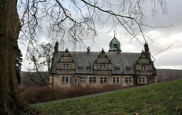 Hmelschenburg im Dezember 2012, Foto: Beate Langels, Trakehner Gestt Hmelschenburg - Beate Langels