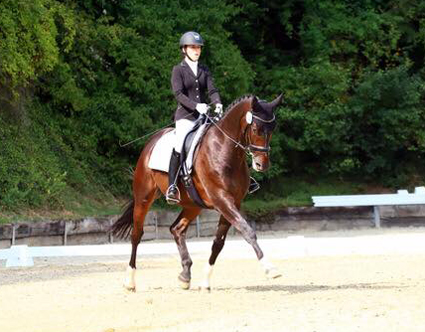 Valpiano und Anastasia Rutsch 2018 - Foto: Rutsch, Trakehner Gestt Hmelschenburg