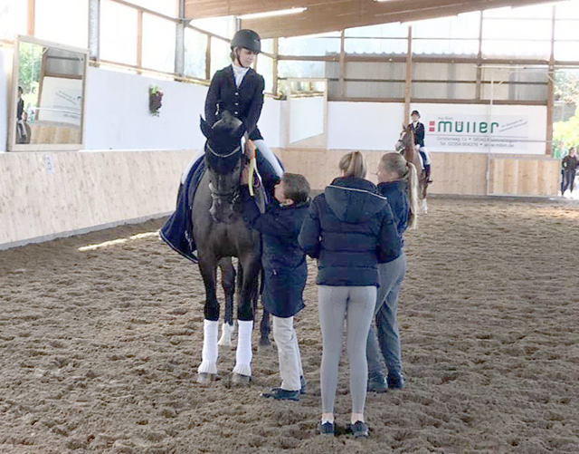 Valpiano und Anastasia Rutsch 2018 - Foto: Rutsch, Trakehner Gestt Hmelschenburg