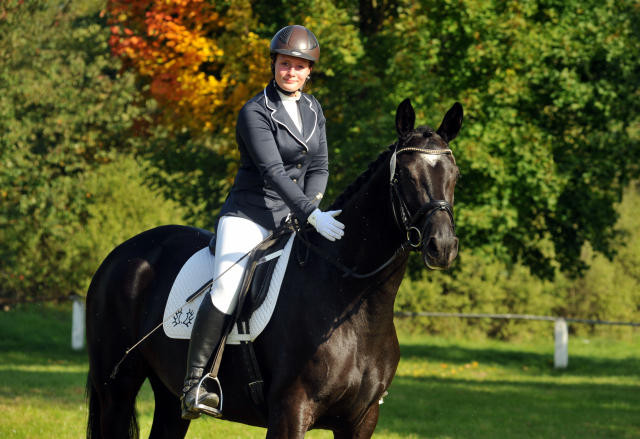 Ginger Rogers von Symont u.d. Greta Garbo v. Alter Fritz, Foto: Beate Langels, Trakehner Gestt Hmelschenburg