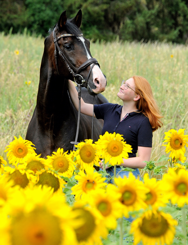 Shavalou und Johanna Sommer 2022 in Hmelschenburg  - Foto: Beate Langels - Trakehner Gestt Hmelschenburg