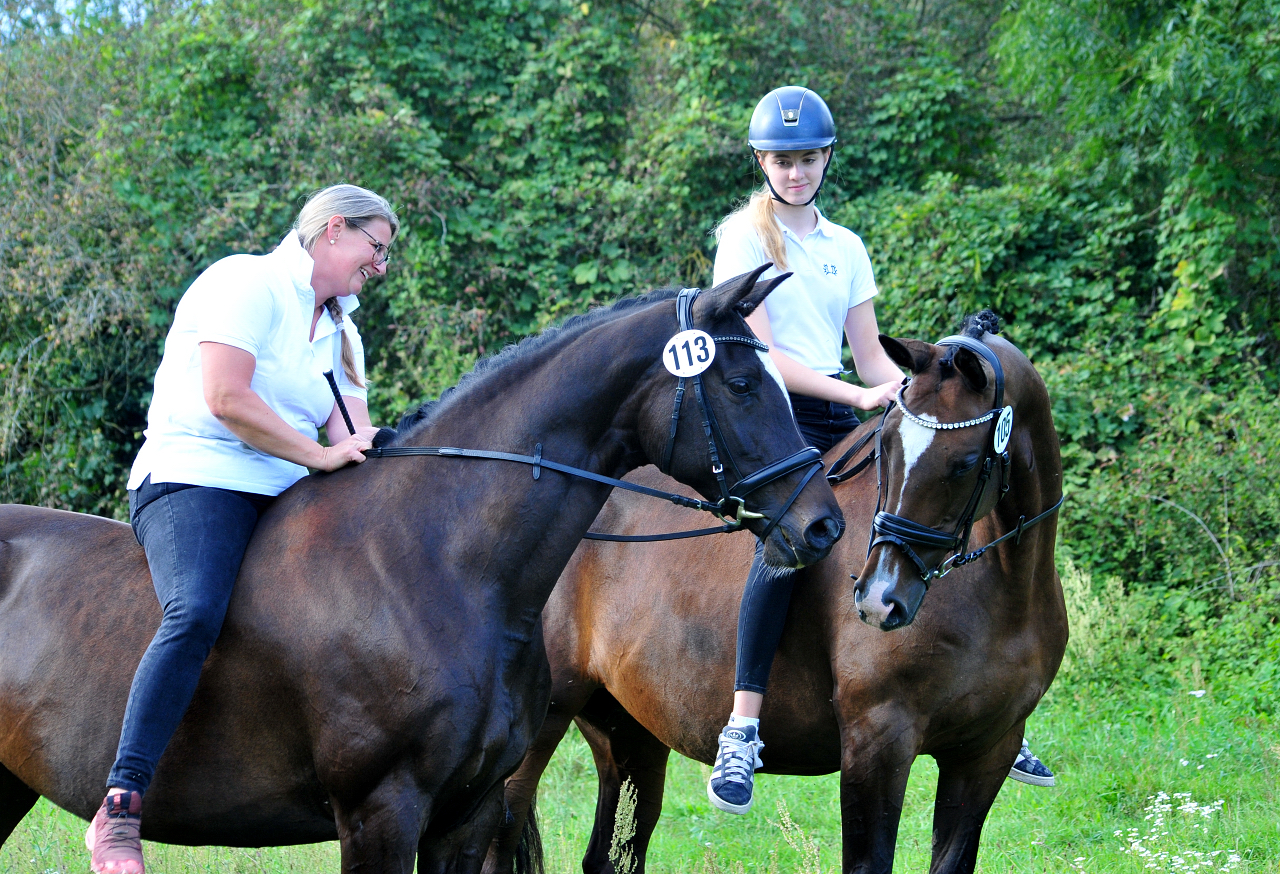 Glorya Gaynor und Tacyra Trakehner Bundesstutenschau Kranichstein 2025 - Foto: Beate Langels - Trakehner Gestt Hmelschenburg