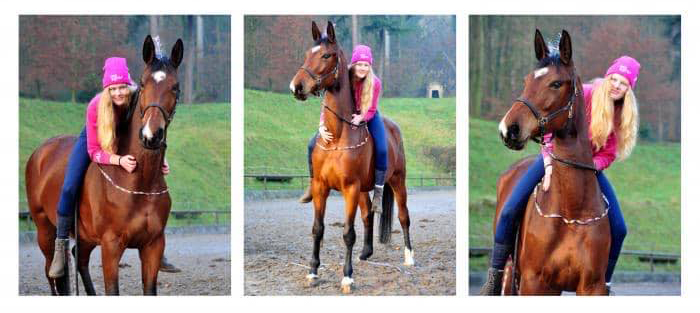 Schwalbenland und Pauline am 1. Januar 2020 in Hmelschenburg - Trakehner Gestt Hmelschenburg - Beate Langels