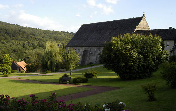Der Minnegarten von Schlo Hmelschenburg, Foto: Beate Langels - Trakehner Gestt Hmelschenburg