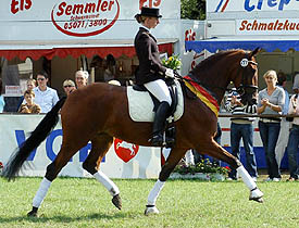 Trakehner Reitpferdechampion 2007: Karena von Freudenfest u.d PrSt Kalmar v. Exclusiv