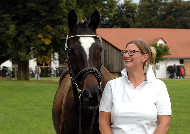 Trakehner Stute Gloria Gaynor von Saint Cyr u.d. Elitestute Greta Garbo v. Alter Fritz - Gestt Hmelschenburg - Beate Langels - Foto: Kiki Oellrich