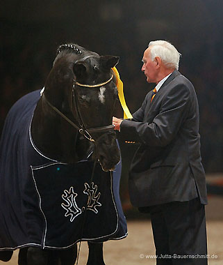 Kostolany und Otto Langels, Trakehner Gestt Hmelschenburg - Foto: Jutta Bauernschmitt