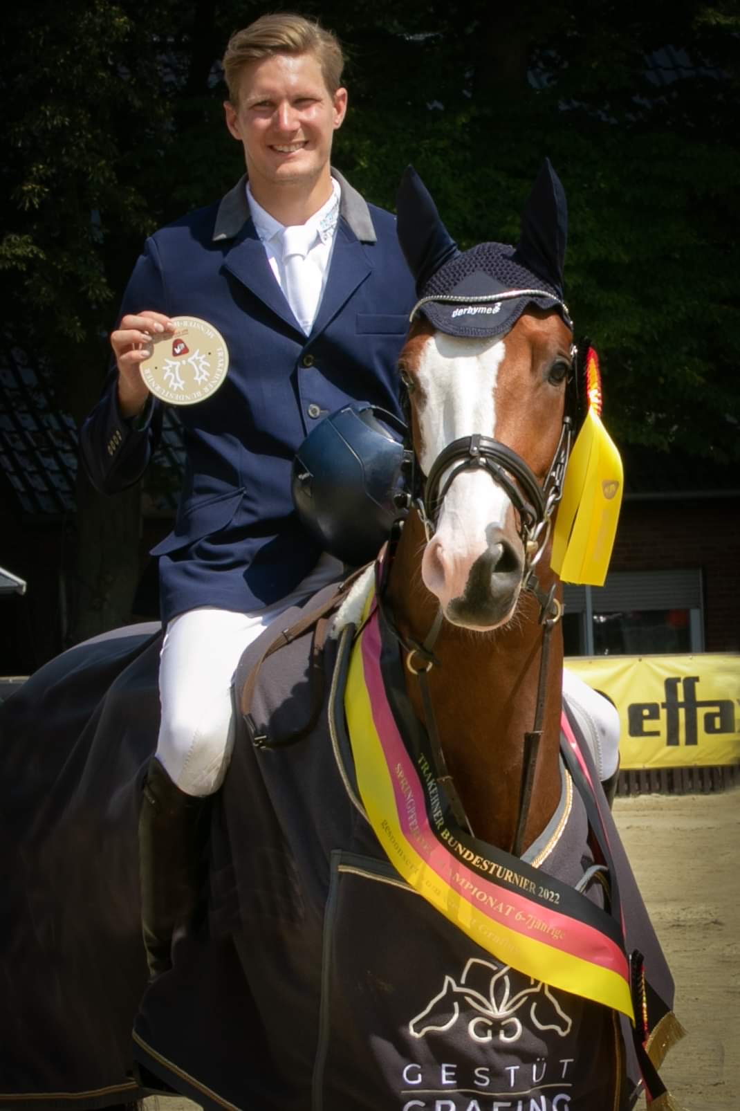 Keep it Blue von High Motion u.d. Pr.u.StPrSt. Klassic Blue (6jhrig)
 - Gestt Schplitz - Foto Meike Dsterwald