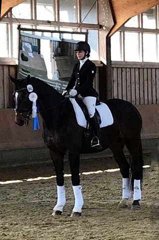 Valpiano und Anastasia Rutsch 2018 - Foto: Rutsch, Trakehner Gestt Hmelschenburg
