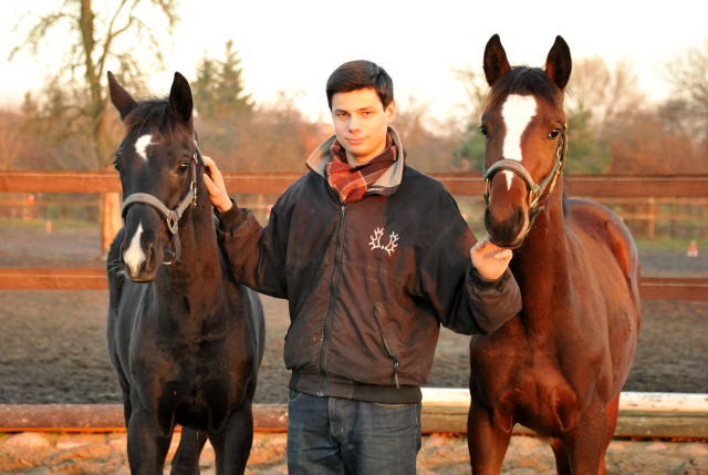 Zwei Absetzer von Oliver Twist - Gestt Schplitz - Foto: Beate Langels