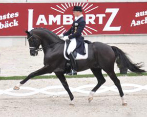 Dressur Europameister TOTILAS und Mathias-Alexander Rath - ein Enkel des Trakehner Hengstes Kostolany - Foto: Tim Mller - Trakehner Gestt Hmelschenburg