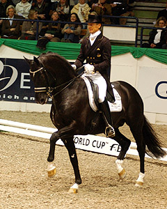 Dressur Europameister TOTILAS und Edward Gal - ein Enkel des Trakehner Hengstes Kostolany - Foto: Beate Langels - Trakehner Gestt Hmelschenburg