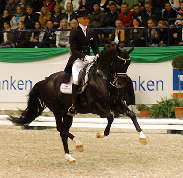 Dressur Europameister TOTILAS und Edward Gal - ein Enkel des Trakehner Hengstes Kostolany - Foto: Beate Langels - Trakehner Gestt Hmelschenburg