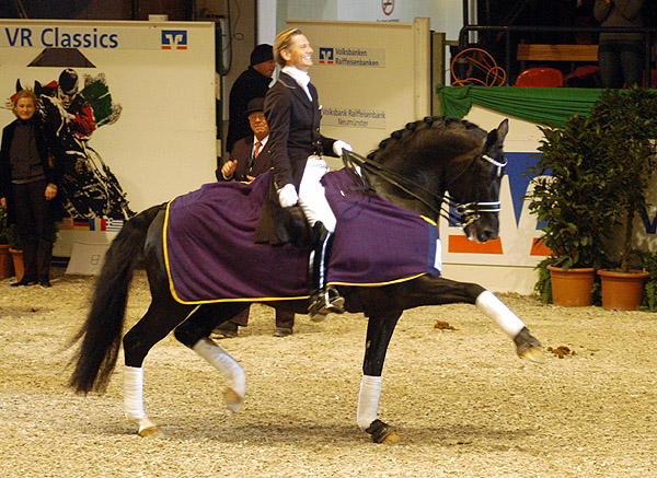 Dressur Europameister TOTILAS und Edward Gal - ein Enkel des Trakehner Hengstes Kostolany - Foto: Beate Langels - Trakehner Gestt Hmelschenburg