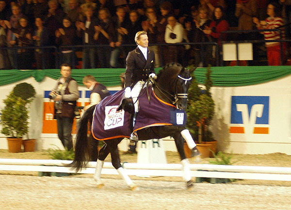 Dressur Europameister TOTILAS und Edward Gal - ein Enkel des Trakehner Hengstes Kostolany - Foto: Beate Langels - Trakehner Gestt Hmelschenburg