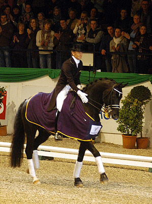 Dressur Europameister TOTILAS und Edward Gal - ein Enkel des Trakehner Hengstes Kostolany - Foto: Beate Langels - Trakehner Gestt Hmelschenburg